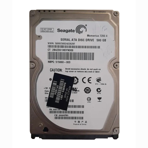 HP 599056-001 | 500GB 7200RPM SATA 3Gb/s 16MB Cache 2.5-inch Hard Drive Refurbished - Hewlett-Packard (ou HP en abrégé) refurbished available on Gotodirect