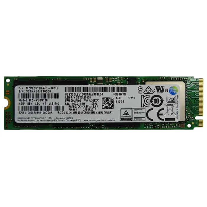 Samsung SSS0L25108 | 512GB Triple-Level Cell PCI Express NVMe 3.0 x4 M.2 2280 Solid State Drive Refurbished - Samsung refurbished available on Gotodirect