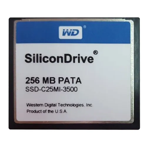 Western Digital SSD-C25MI-3500 | Silicon 256MB IDE/ATA CompactFlash Type I Solid State Drive Refurbished - Western Digital refurbished available on Gotodirect