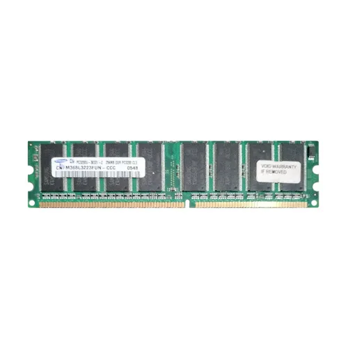 Samsung M368L3223FUN-CCC | 256MB DDR-400MHz PC3200 Non-ECC Unbuffered UDIMM CL3 1Rx8 2.5V 184-Pin Memory Module Refurbished - Samsung refurbished available on Gotodirect