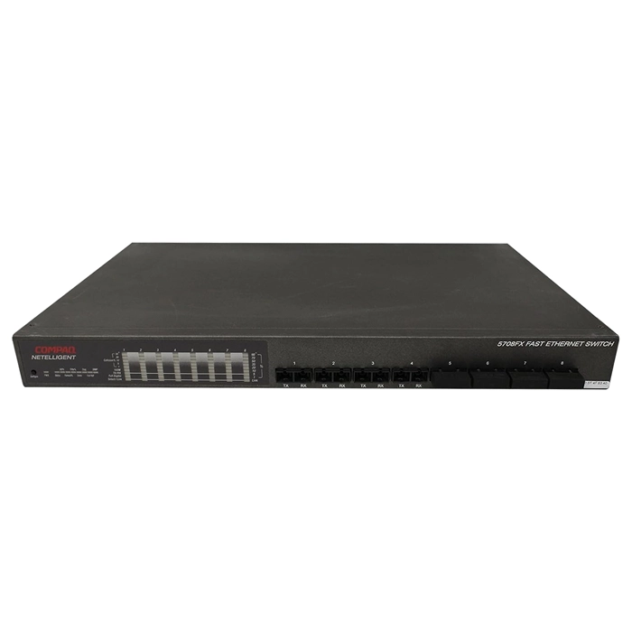 Compaq 167008-001 | 5708FX 8 x Ports 10/100Base-FX Fast Ethernet Network Switch Refurbished -  refurbished available on Gotodirect