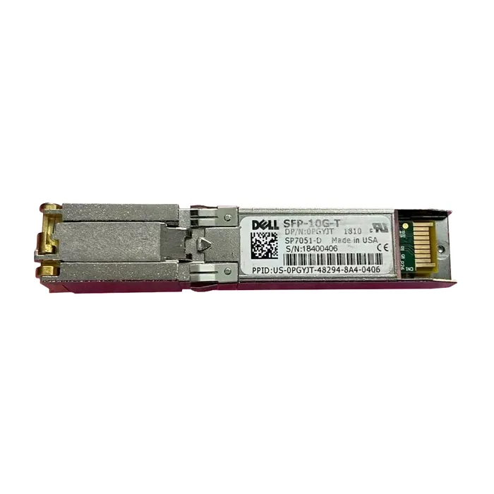 Dell PGYJT | 10Gb/s 10GBase-T Short Range Copper-Mode RJ-45 SFP+ Transceiver Module Refurbished - Dell refurbished available on Gotodirect