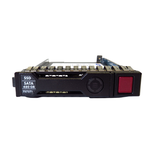 HP 757371-001 | 480GB Multi-Level Cell SATA 6Gb/s Hot Swappable Value Endurance SFF 2.5-Inch Solid State Drive for ProLiant Server Gen8 Refurbished - Hewlett-Packard (ou HP en abrégé) refurbished available on Gotodirect