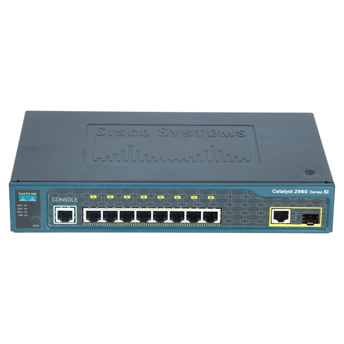 Cisco WS-C2960-8TC-S-RF | Catalyst 2960 Series 2960-8TC 8 x RJ-45 Ports 10/100Base-TX + 1 x Dual-Personality RJ-45/SFP Ports Layer 2 Managed Rack-mountable Fast Ethernet Network Switch Refurbished - Cisco Systems Inc. refurbished available on Gotodirect