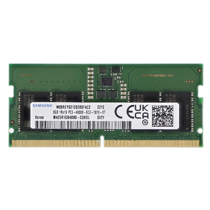Samsung M425R1GB4BB0-CQKOL | 8GB DDR5-4800MHz PC5-38400 Non-ECC Unbuffered SODIMM CL40 1Rx16 1.1V 262-Pin Memory Refurbished - Samsung refurbished available on Gotodirect