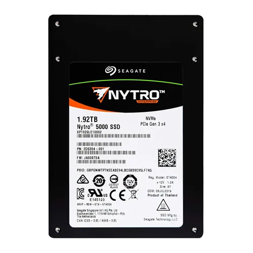Seagate XP1920LE10002 | Nytro 5000 1.92TB Multi-Level Cell PCI Express NVMe 3.0 x4 U.2 2.5-Inch Solid State Drive Refurbished - Seagate refurbished available on Gotodirect