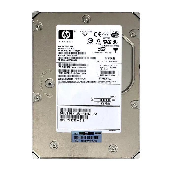 HP 9X6006-030 | 36.4GB 15000RPM Ultra320 SCSI 80-Pin 8MB Cache 3.5-Inch Hard Drive Refurbished - Hewlett-Packard (ou HP en abrégé) refurbished available on Gotodirect