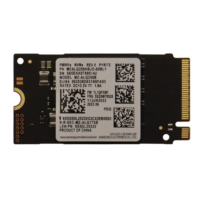 Lenovo 5SS0W79528 | 256GB Triple-Level Cell PCI Express 3.0 x2 NVMe M.2 2242 Solid State Drive Refurbished - Lenovo refurbished available on Gotodirect