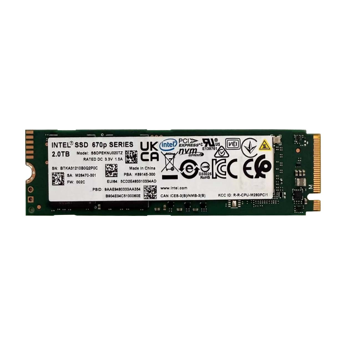 Intel SSDPEKNU020TZ | 670p Series 2TB QLC PCI Express 3.0 x4 NVMe M.2 2280 Internal Solid State Drive Refurbished - Intel refurbished available on Gotodirect