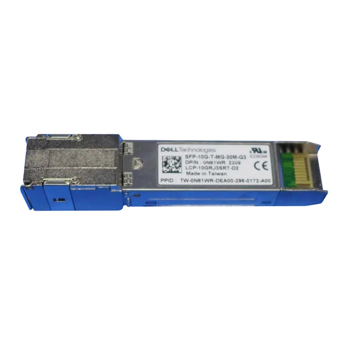 Dell N61WR | 1Gb/s 10GBase-T GbE 30m Cat6a/7 1 x Port RJ-45Connector wired SFP Transceiver Module Refurbished - Dell refurbished available on Gotodirect
