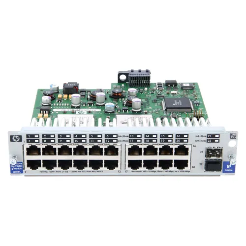 HP J4908-69001 | ProCurve 4100gl 20 x Ports 1000Base-T + 2 x Ports SFP mini-GBIC Gigabit Ethernet Switch Module Refurbished - Hewlett-Packard (ou HP en abrégé) refurbished available on Gotodirect