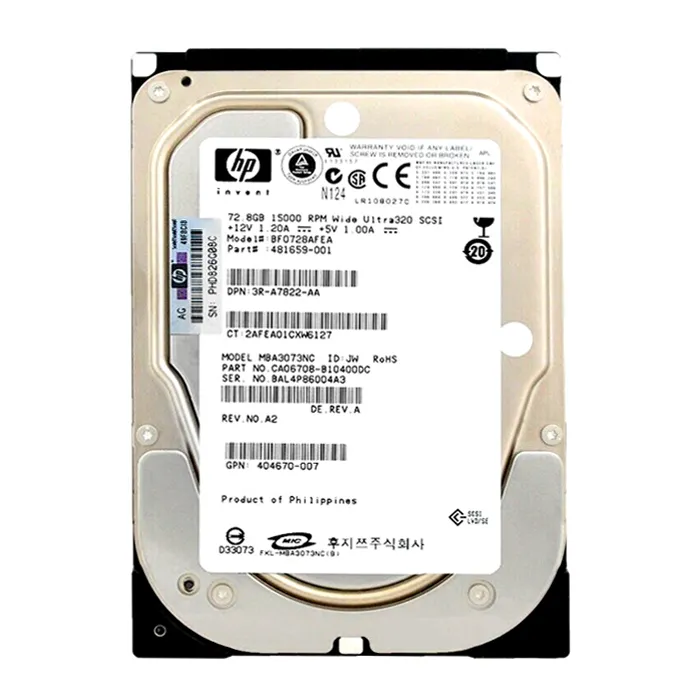 Fujitsu MBA3073NC | 73GB 15000RPM Ultra320 SCSI Hot-Pluggable 80-Pin 3.5-Inch Hard Drive Refurbished - Fujitsu refurbished available on Gotodirect