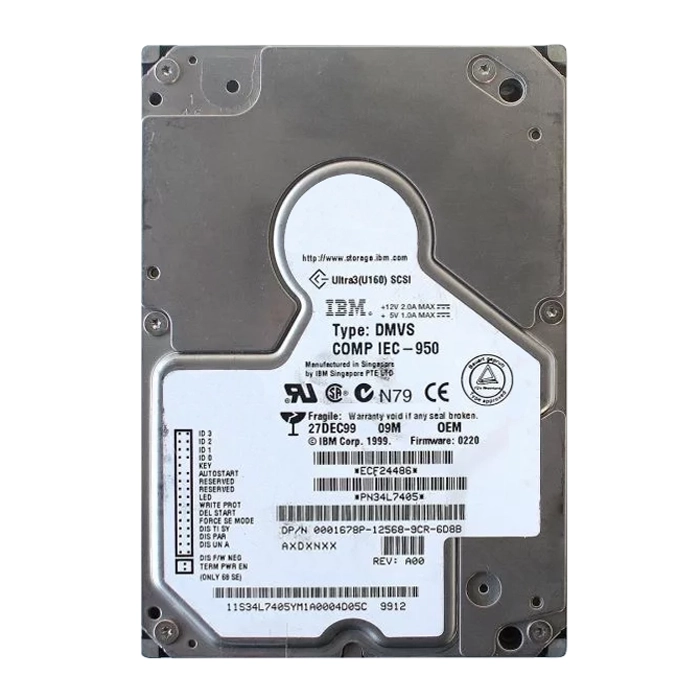 Dell 0001678P | 9GB 10000RPM Ultra-160 SCSI 80-Pin 2MB Cache 3.5-Inch Internal Hard Drive Refurbished - Dell refurbished available on Gotodirect