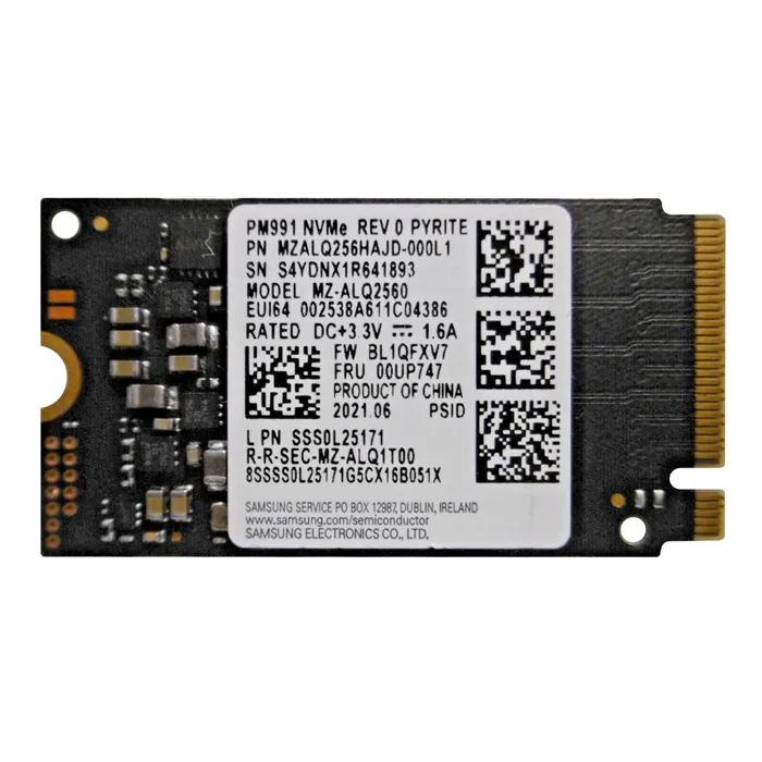 Samsung MZ-ALQ2560 | PM991 256GB PCI Express NVMe 3.0 x4 M.2 2242 Solid State Drive Refurbished - Samsung refurbished available on Gotodirect