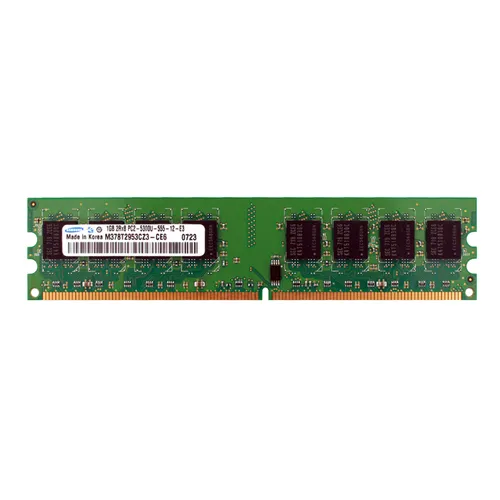Samsung M378T2953CZ3-CE6 | 1GB DDR2-667MHz PC2-5300 Non-ECC Unbuffered UDIMM CL5 2Rx8 1.8V 240-Pin Memory Module Refurbished - Samsung refurbished available on Gotodirect