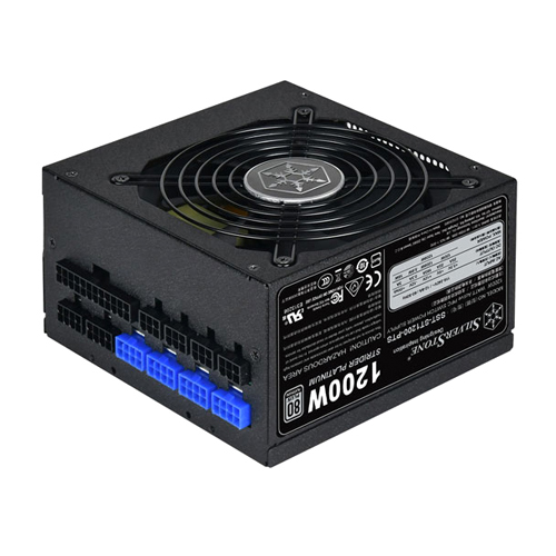 Silver Stone ST1200-PTS | 1200-Watts 115-240V AC 12-6A 60-50Hz 80-Plus Platinum Fully Modular ATX Power Supply Refurbished -  refurbished available on Gotodirect