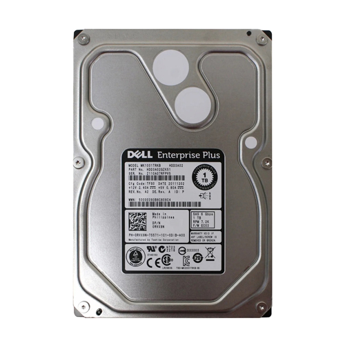 Dell 0RVX9N | 1TB 7200RPM SAS 6Gb/s Hot-Pluggable (512n) 3.5-Inch Nearline Hard Drive for PowerEdge Server & PowerVault Storage Array Refurbished - Dell refurbished available on Gotodirect