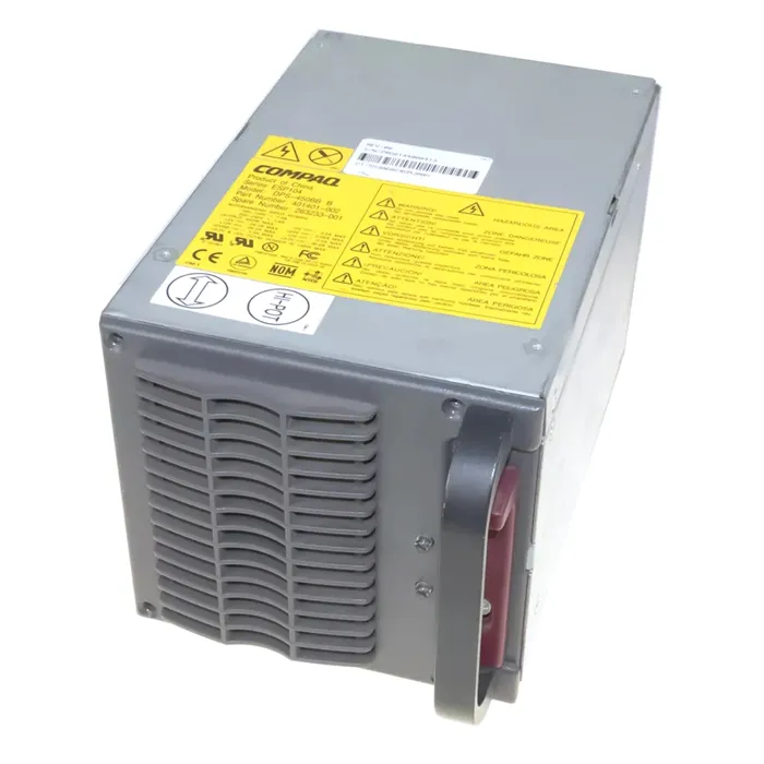 Buy HP 401401-001 | 450-Watts 100-240V AC 7.6A 50-60Hz Hot-Plug Redundant Power Supply for ProLiant DL580 Gen1 Server Refurbished - $135.00 HP 401401-001 | 450-Watts 100-240V AC 7.6A 50-60Hz Hot-Plug Redundant Power Supply for ProLiant DL580 Gen1 Server Refurbished - Hewlett-Packard (ou HP en abrégé) refurbished available on Gotodirect