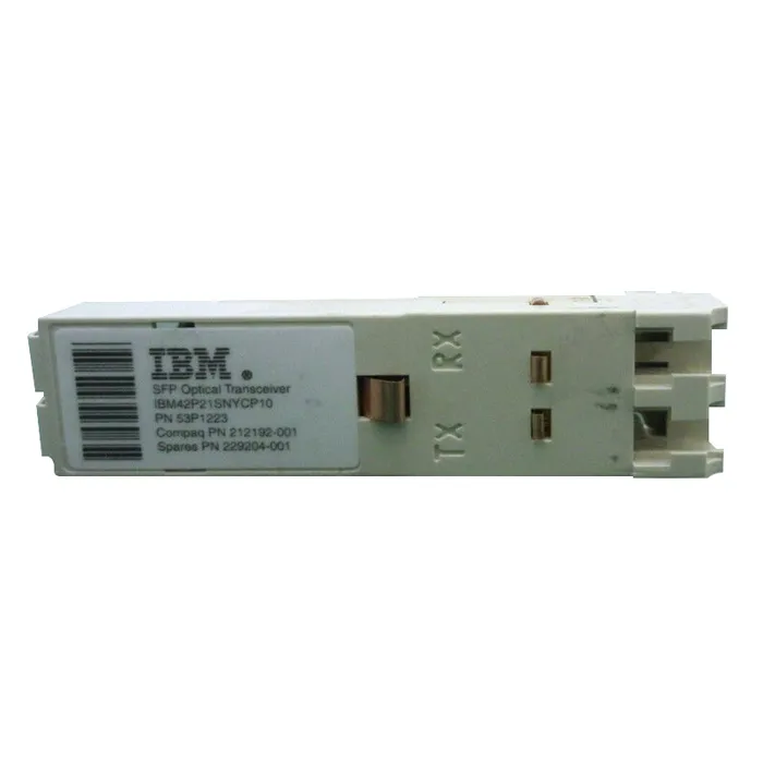 Buy HP 212192-001 | 2Gb/s Short Wave Fibre Channel 850nm LC Connector SFP Transceiver Module Refurbished - $87.04 HP 212192-001 | 2Gb/s Short Wave Fibre Channel 850nm LC Connector SFP Transceiver Module Refurbished - Hewlett-Packard (ou HP en abrégé) refurbished available on Gotodirect