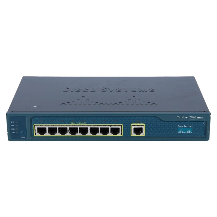 Cisco WS-C2940-8TT-S | Catalyst 2940 Series 8 x RJ-45 Ports 10/100Base-TX Layer 2 Managed Rack-mountable Fast Ethernet Network Switch Refurbished - Cisco Systems Inc. refurbished available on Gotodirect