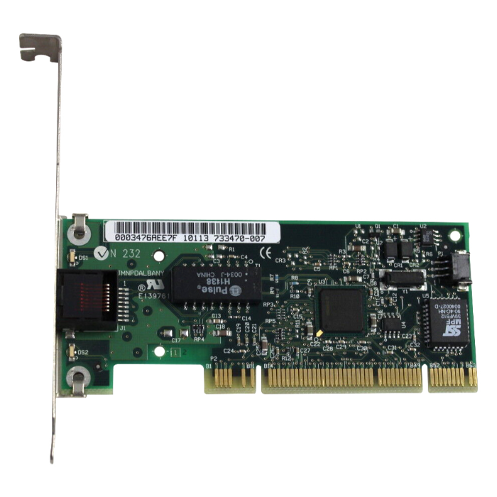 Intel 733470-007 | Single-Port RJ-45 100Mbps 10Base-T/100Base-TX Ethernet PCI Network Interface Card for NetServer Refurbished - Intel refurbished available on Gotodirect