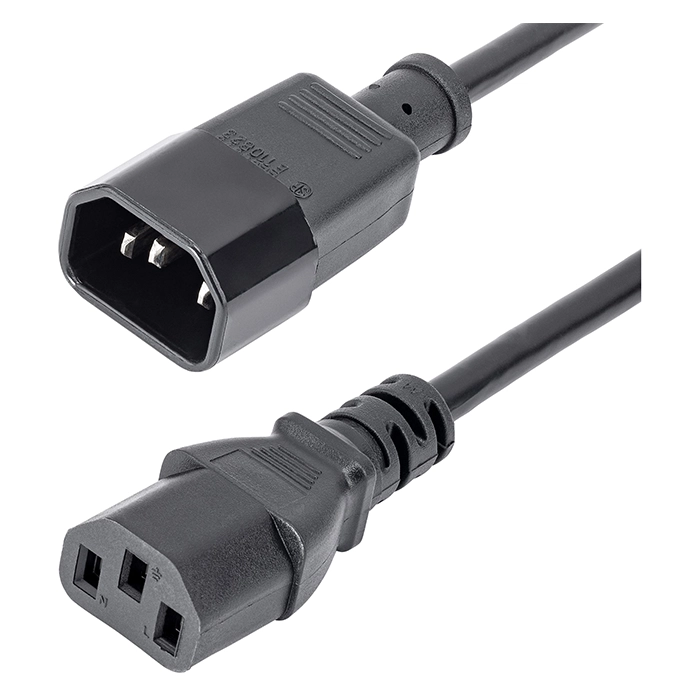StarTech PXT10010 | 10ft (3m) 10A 125V 18AWG C14 to C13 Power Extension Cord Refurbished - StarTech.com (standardized as per the brand's official website refurbished available on Gotodirect