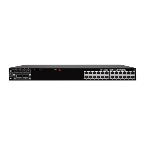 Brocade FCX624S-ADV | FCX Series 24 x Ports 1000Base-T + 4 x Ports SFP+ Layer 3 Managed Gigabit Ethernet Switch Refurbished -  refurbished available on Gotodirect
