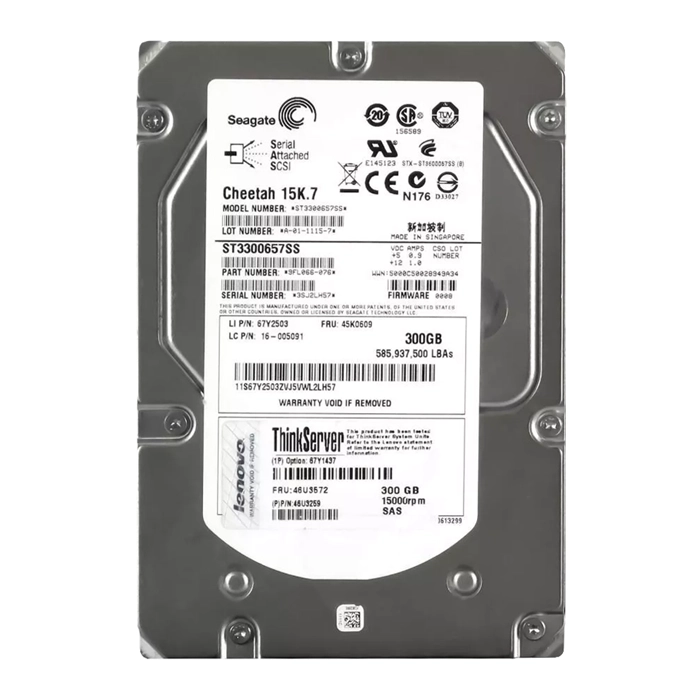 IBM 45K0609 | 300GB 15000RPM SAS 6Gb/s 2.5-Inch Hard Drive for ThinkServer RD230  Refurbished -  refurbished available on Gotodirect