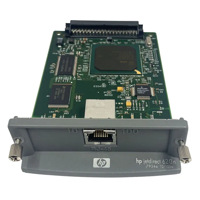 HP J7934A-69999L | Jet Direct 620N 1-Port 10/100Base-TX RJ-45 Fast Ethernet EIO Print Server Network Adapter Card Refurbished - Hewlett-Packard (ou HP en abrégé) refurbished available on Gotodirect
