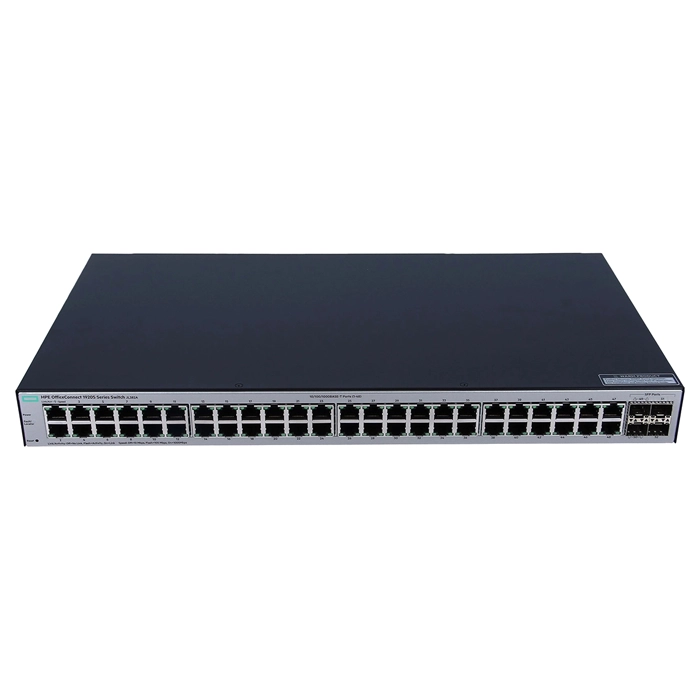 HP JL382A#ABA | OfficeConnect 1920S Series 1920S-48G-4SFP 48 x 10/100/1000Base-T RJ-45 and 4 x SFP (mini-GBIC) Ports Layer 3 Managed Gigabit Ethernet Network Switch Refurbished - Hewlett-Packard (ou HP en abrégé) refurbished available on Gotodirect