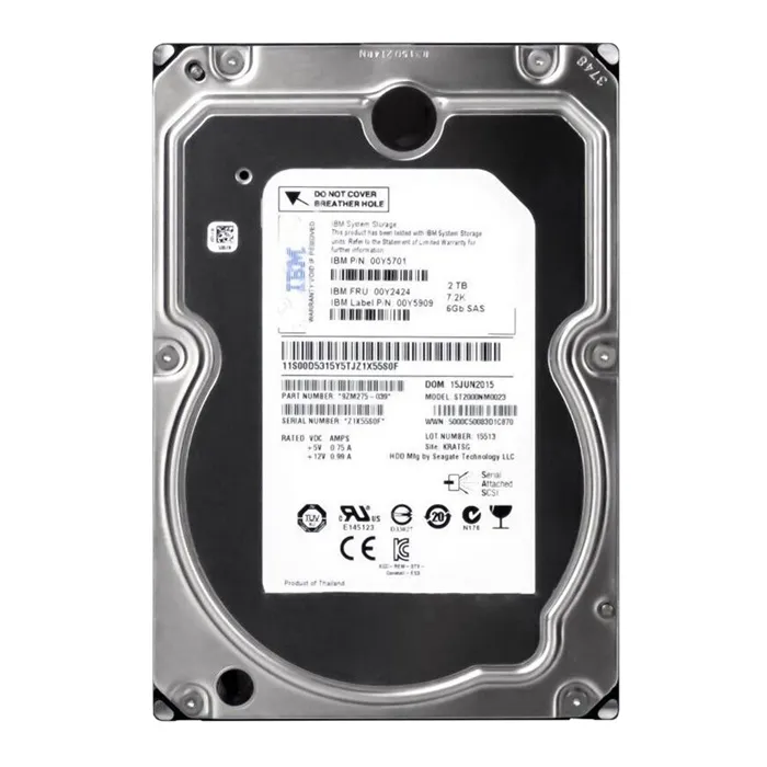 IBM 00Y5701 | 2TB 7200RPM Near Line SAS 6Gb/s3.5-Inch Hard Drive Refurbished -  refurbished available on Gotodirect