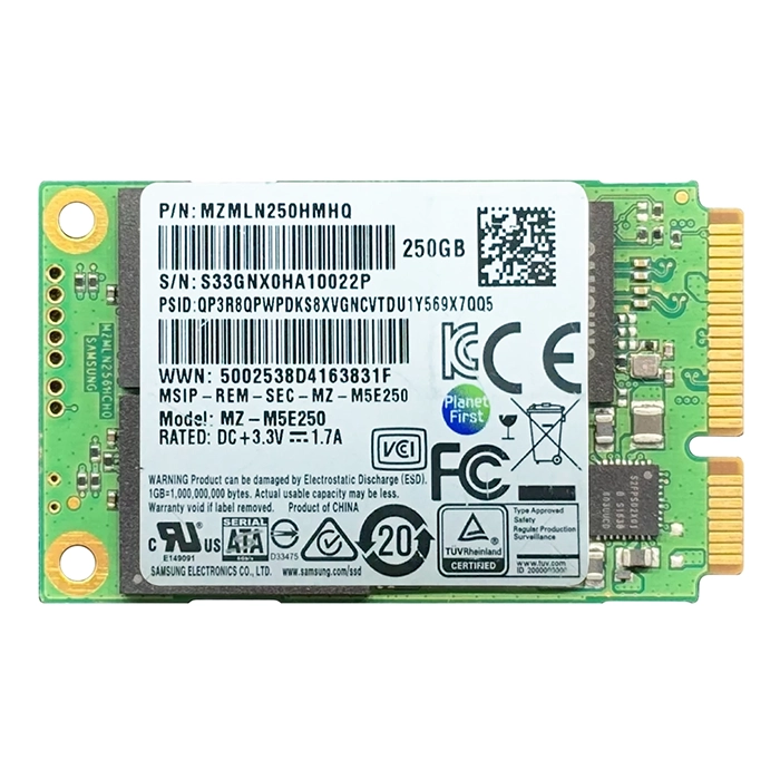 Samsung MZMLN250HMHQ | 850 EVO Series 250GB mSATA 6GB/s SATA 512MB Cache V-NAND Solid State Drive Refurbished - Samsung refurbished available on Gotodirect