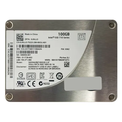Buy Intel SSDSA2BZ100G3D | 710 100GB Multi-Level Cell SATA 3Gb/s 2.5-Inch Solid State Drive Refurbished - $207.67 Intel SSDSA2BZ100G3D | 710 100GB Multi-Level Cell SATA 3Gb/s 2.5-Inch Solid State Drive Refurbished - Intel refurbished available on Gotodirect