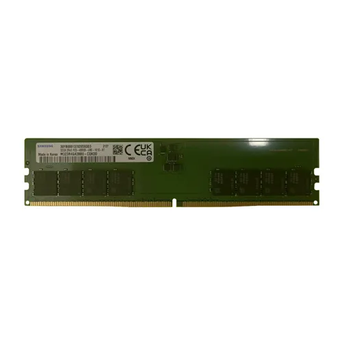 Samsung M323R4GA3BB0-CQK0D | 32GB DDR5-4800MHz PC5-38400 Non-ECC Unbuffered UDIMM CL40 2Rx8 1.1V 288-Pin Memory Module Refurbished - Samsung refurbished available on Gotodirect