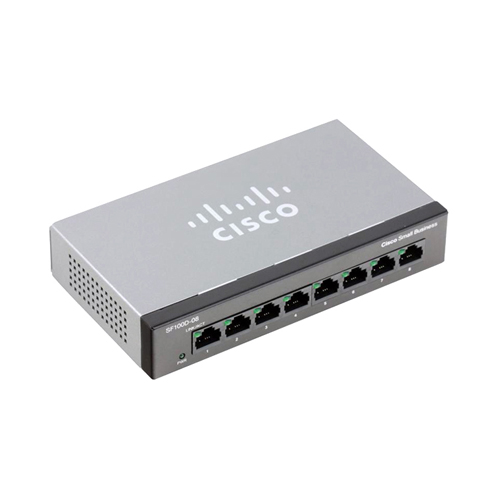 Cisco SD208T-NA | Small Business 8 x Ports 10/100Base-TX Layer 2 Unmanaged Fast Ethernet Network Switch Refurbished - Cisco Systems Inc. refurbished available on Gotodirect