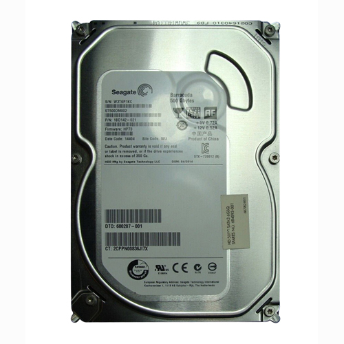 HP 684593-001 | 500GB 7200RPM SATA 6Gb/s 16MB Cache LFF 3.5-inch Hard Drive for Workstation Z620 /Z820 Refurbished - Hewlett-Packard (ou HP en abrégé) refurbished available on Gotodirect