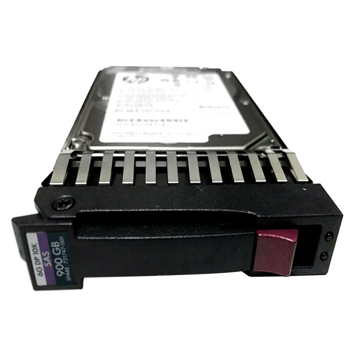 HP 721747-001 | 900GB 10000RPM SAS 6Gb/s Hot-Pluggable Dual Port SFF 2.5-inch Enterprise Hard Drive for Gen1/7 ProLiant Server/Storage Array Refurbished - Hewlett-Packard (ou HP en abrégé) refurbished available on Gotodirect
