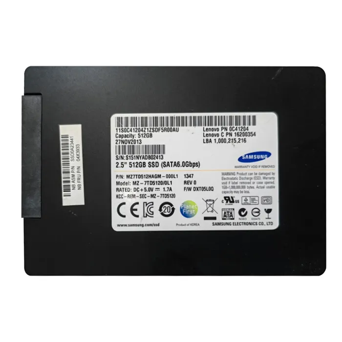 Lenovo 04X3933 | 512GB Triple-Level Cell SATA 6Gb/s 2.5-Inch Solid State Drive Refurbished - Lenovo refurbished available on Gotodirect