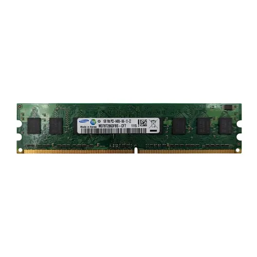 Samsung M378T2863FBS-CF7 | 1GB DDR2-800MHz PC2-6400 Non-ECC Unbuffered UDIMM CL6 1Rx8 1.8V 240-Pin Memory Module Refurbished - Samsung refurbished available on Gotodirect