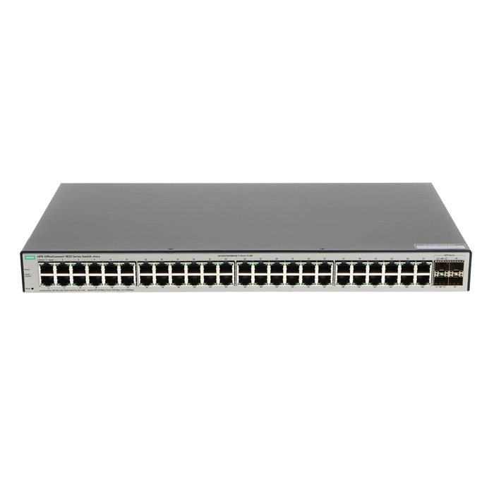 HP J9981A | OfficeConnect 1820 Series 1820-48G 48 x 10/100/1000Base-T RJ-45 and 4 x SFP (mini-GBIC) Ports Layer 2 Managed Gigabit Ethernet Network Switch Refurbished - Hewlett-Packard (ou HP en abrégé) refurbished available on Gotodirect