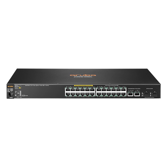 HP J9779-60001 | Aruba 2530 Series 2530-24-PoE+ 24 x RJ-45 PoE+ 10/100Base-TX and 2 Combo Gigabit SFP Ports Layer 2 Managed Fast Ethernet Network Switch Refurbished - Hewlett-Packard (ou HP en abrégé) refurbished available on Gotodirect