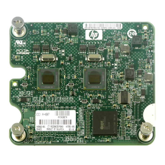 HP 447881-001 | Quad-Ports RJ-45 2Gb/s Gigabit Ethernet PCI Express x4 Mezzanine Network Adapter for c-Class BladeSystem Refurbished - Hewlett-Packard (ou HP en abrégé) refurbished available on Gotodirect