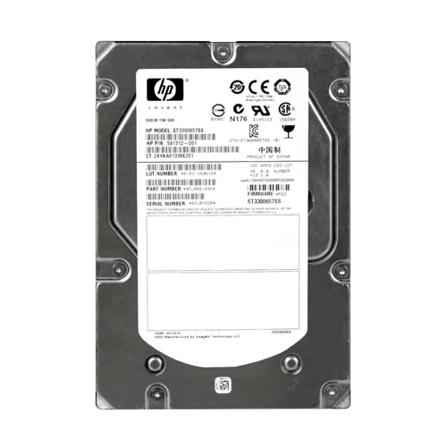 HP 581312-001 | 300GB 15000RPM SAS 3Gb/s NHP Hot-Swappable Dual Port 3.5-inch Hard Drive for Z800 Workstation Refurbished - Hewlett-Packard (ou HP en abrégé) refurbished available on Gotodirect
