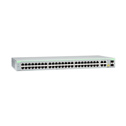 Allied Telesis AT-FS750/52-20 | FS750 Series 48 x Ports 10/100Base-TX PoE + 2 x Ports 1000Base-T + 2 x Ports SFP Combo Rack-mountable Layer 2 Managed Fast Ethernet WebSmart Edge Network Switch Refurbished -  refurbished available on Gotodirect