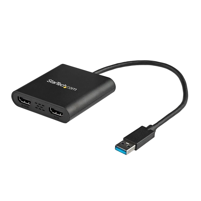StarTech USB32HD2 | 4K USB to Dual HDMI Adapter Refurbished - StarTech.com (standardized as per the brand's official website refurbished available on Gotodirect