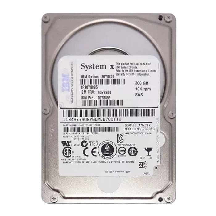 IBM 90Y8899 | 300GB 10000RPM SAS 6Gb/s 2.5-Inch 16MB Cache Hard Drive Refurbished -  refurbished available on Gotodirect
