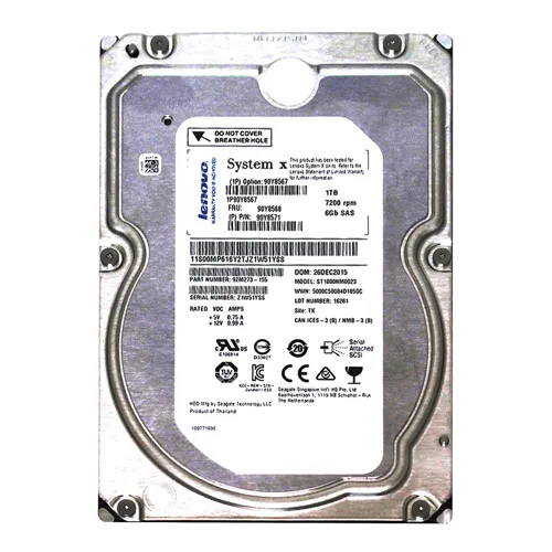 IBM 90Y8568 | Constellation 1TB 7200RPM SAS 6Gb/s 128 MB Cache 3.5-Inch Hard Drive Refurbished -  refurbished available on Gotodirect