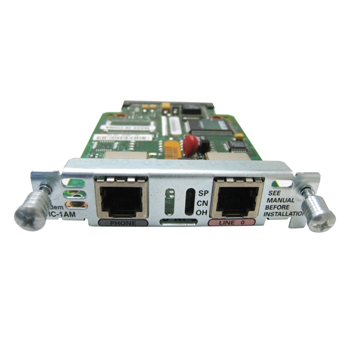 Cisco WIC-1AM-RF | 1-Port V.90 Analog Modem WAN interface Card for 1700 Series Modular Access Router Refurbished - Cisco Systems Inc. refurbished available on Gotodirect