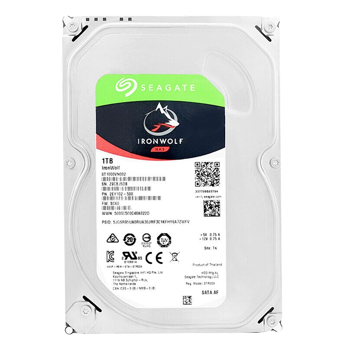 Seagate ST1000VN002 | IronWolf Air 1TB 3.5-inch 6GB/s SATA 5900RPM 64MB Cache NAS Hard Drive Refurbished - Seagate refurbished available on Gotodirect