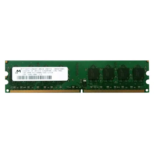 Micron MT16HTF12864AY-80ED4 | 1GB DDR2-800MHz PC2-6400 Non-ECC Unbuffered UDIMM CL6 2Rx8 1.8V 240-Pin Memory Module Refurbished -  refurbished available on Gotodirect